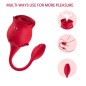 2-in-1 Rose Clit Sucker With Bud Vibrator