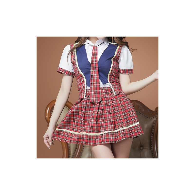 Alluring Schoolgirl Role Play Costume