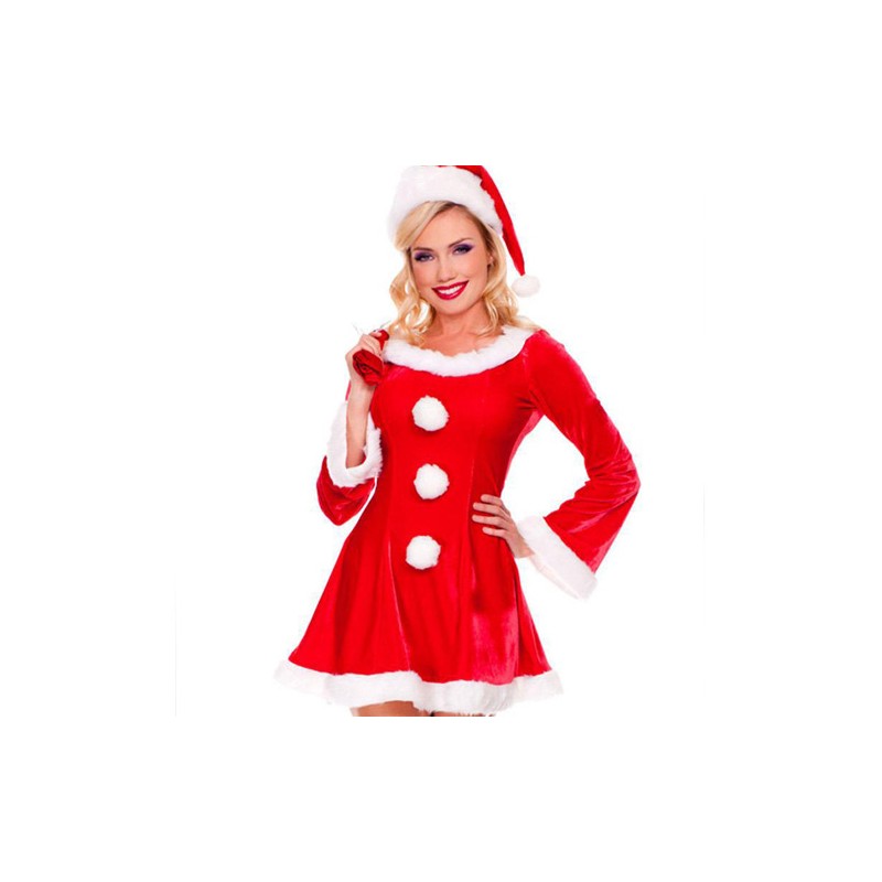 3pcs Santa Clause Christmas Uniform Costume