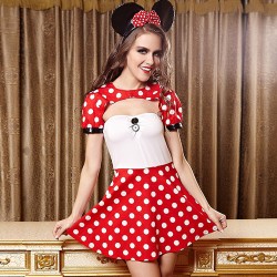 New Cute Mickey 3pcs Role Play Costume