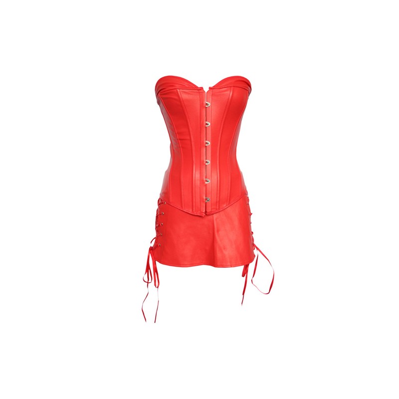 New Sexy Leather Long Waist Shaper Suit For Women