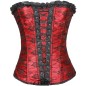 Cheap Bandage Ruffled Hem Waist Trainer Corset