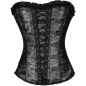 Cheap Bandage Ruffled Hem Waist Trainer Corset