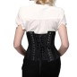 Black 26 Steel Bones Slimming Buckle Waist Cincher Bustiers