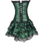 Long Overbust Floral Lace Bandage Ladylike Dress Corset