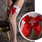 Enchanting White Fishnet Nurse Stockings