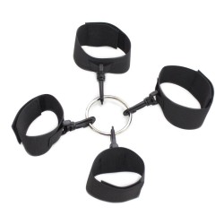 Nylon Wrist &amp; Ankle Restraints with Center Ring