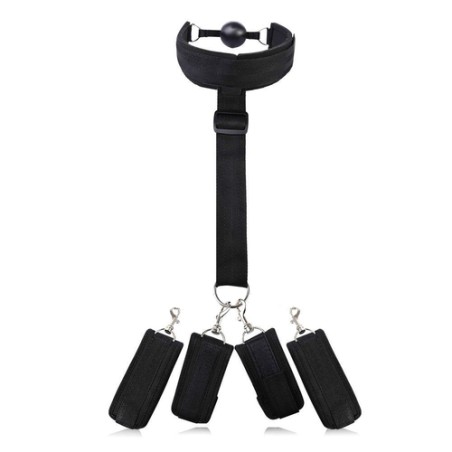 Collar Neck Cuffs and Handcuffs Bondage Restraints