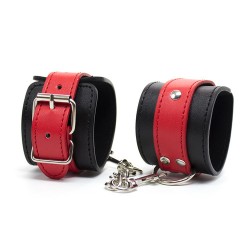 Black &amp; Red Locking Cuffs