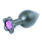 Frosted Class Light Aluminium Butt Plug